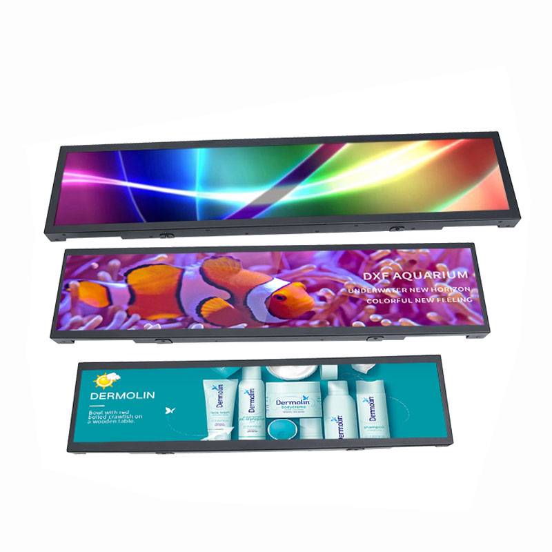 29in stretched bar LCD signage